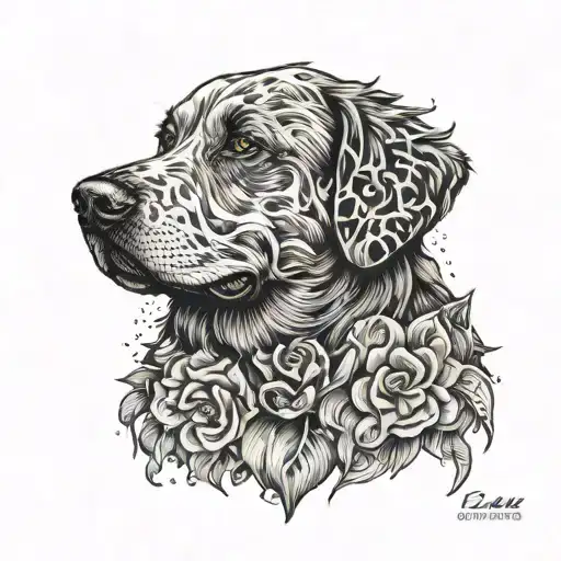 dog memorial tattoo tattoo design idea