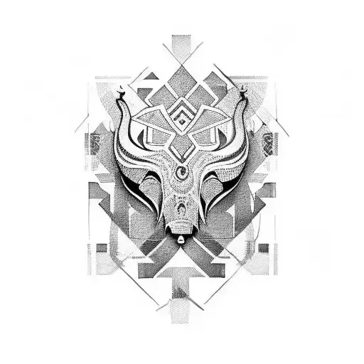 neotribal tattoo design idea