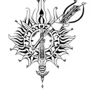 murugan spear tattoo design idea