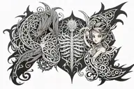 Spinal tattoo tattoo design idea