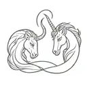 Capricorn and Leo sign incorporated tattoo design idea