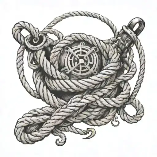 ropes and bondage BDSM all tattoo design idea