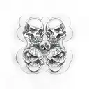 memento mori tattoo design idea