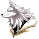 Wolf tattoo design idea