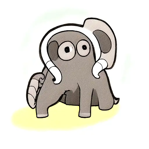 elephant head tattoo design idea