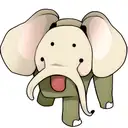 elephant head tattoo design idea