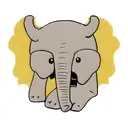elephant head tattoo design idea