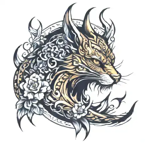 samuri tattoo design idea