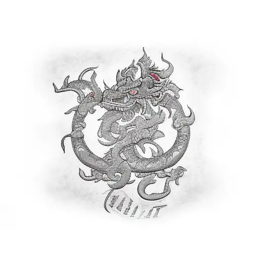 hot chili initial Kali tattoo design idea