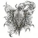Knights Radiant Stormlight archive with their oath in a line tattoo design idea