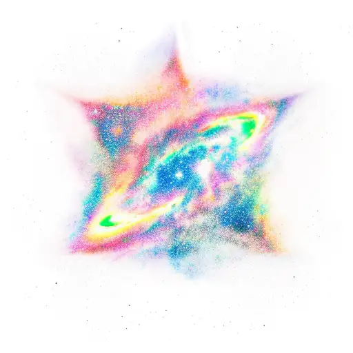 Milky Way Star tattoo design idea