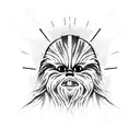 chewbacca tattoo design idea