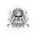chewbacca tattoo design idea