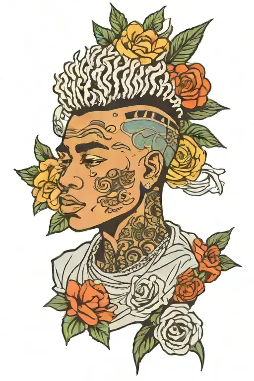 xxxtentacion tattoo design idea