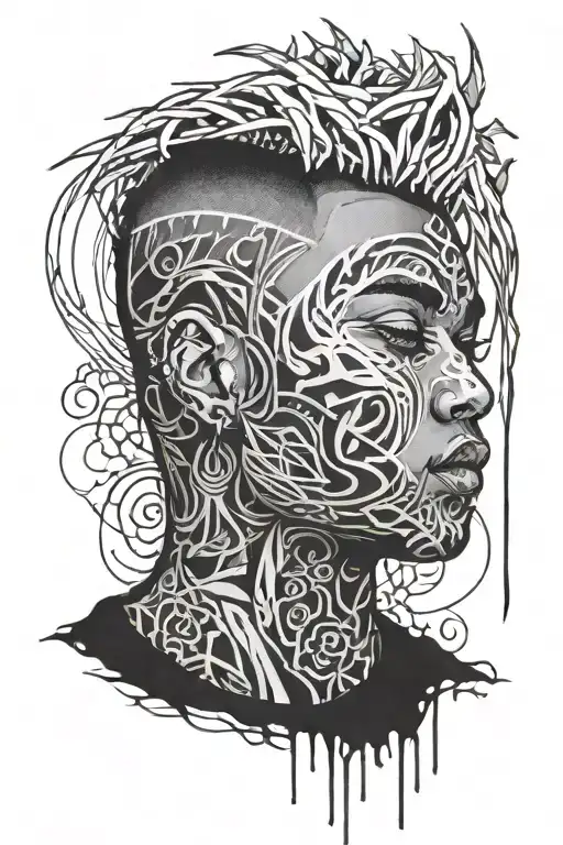 xxxtentacion tattoo design idea
