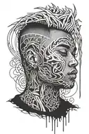 xxxtentacion tattoo design idea