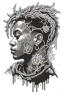 xxxtentacion tattoo design idea
