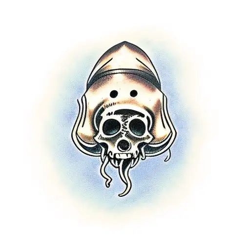 Davy Jones Key  tattoo design idea