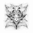 redan anime tattoo design idea