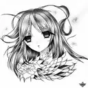 redan anime tattoo design idea