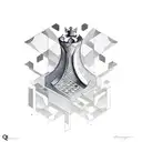 infinity loop and queen chess tattoo design idea