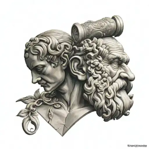 plato tattoo design idea