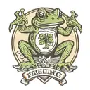 frog boxing tattoo design idea