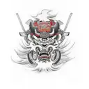 samurai death before dishonor tattoo design idea