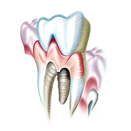 a tooth tattoo design idea