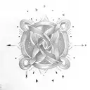 Infinity Symbol tattoo design idea