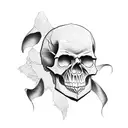 skull kids tattoo design idea