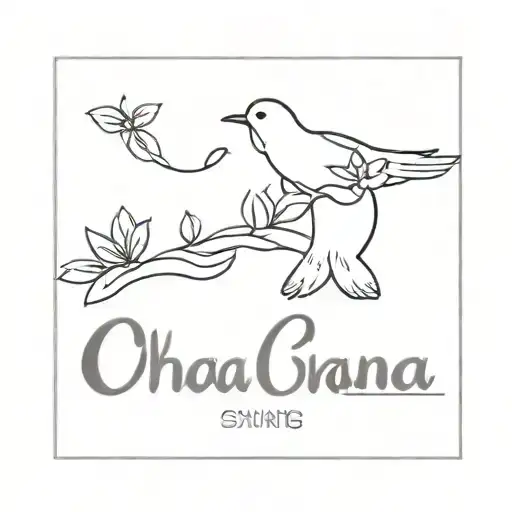 ohana tattoo design idea