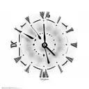 clock time waits for no one on hand tattoo design idea