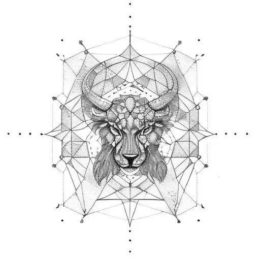 Leo constellation tattoo design idea