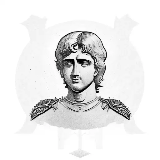 alexander the great  tattoo design idea
