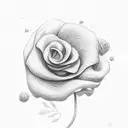 wind rain paper flowers candy clouds of lulaby tattoo design idea