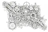 Blackout tattoo design idea