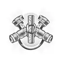 dumbbell  tattoo design idea