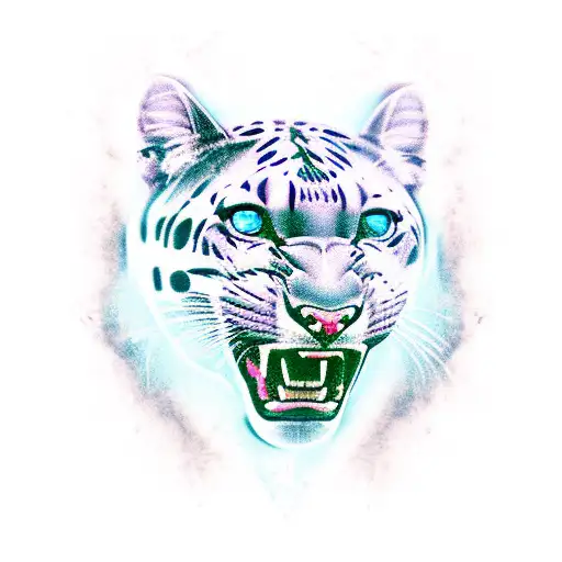 Panther tattoo design idea