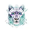 Panther tattoo design idea