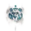 Panther tattoo design idea