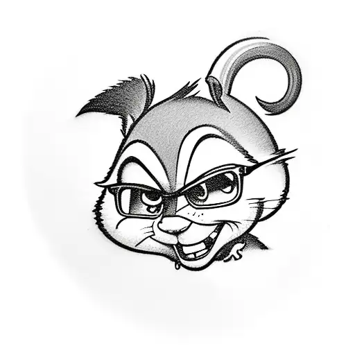 Alvin from the chipmunks  tattoo design idea