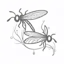 firefly tattoo simple tattoo design idea