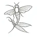 firefly tattoo simple tattoo design idea