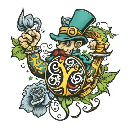 Luck is for Losers tattoo design idea