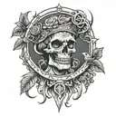 Grateful Dead Greek god mtb tattoo design idea