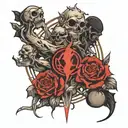 linkin park tattoo design idea