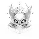 closed book tattoo design idea