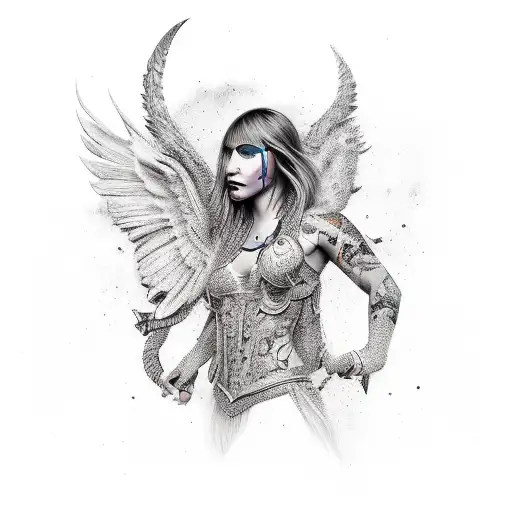 The morrigan tattoo design idea