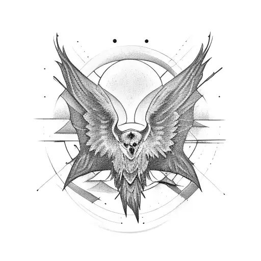 The morrigan tattoo design idea